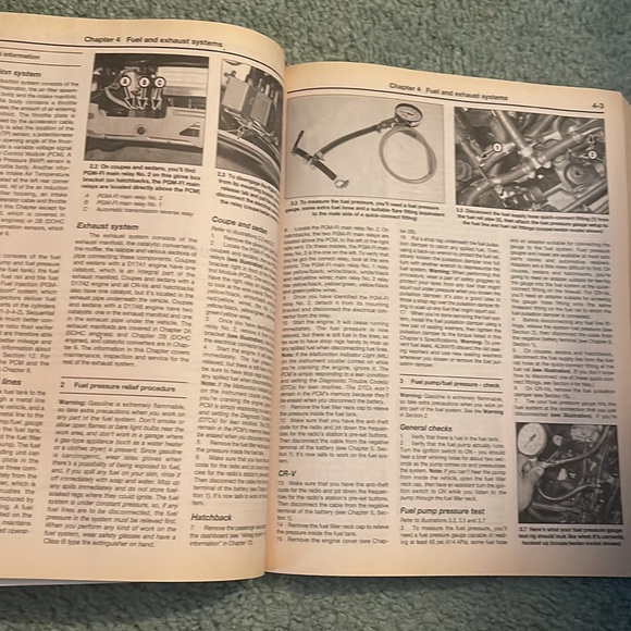 🔧🧰 Haynes Honda Civic and CRV Repair Manual 🚗🚘 - Picture 3 of 9